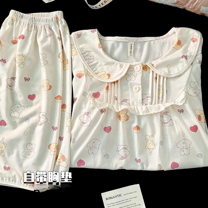Maultiay Pajama Set Summer Women's-1