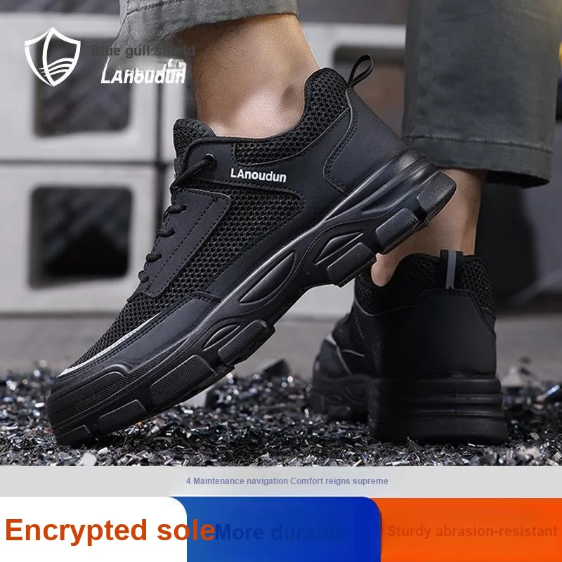 Blue Gull Shield Wear Resistant Breathable Impact Resistant Low Top Outdoor Shoes Unisex-8