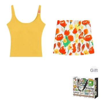 OURUOKE Two Piece Skirt Sets Women's