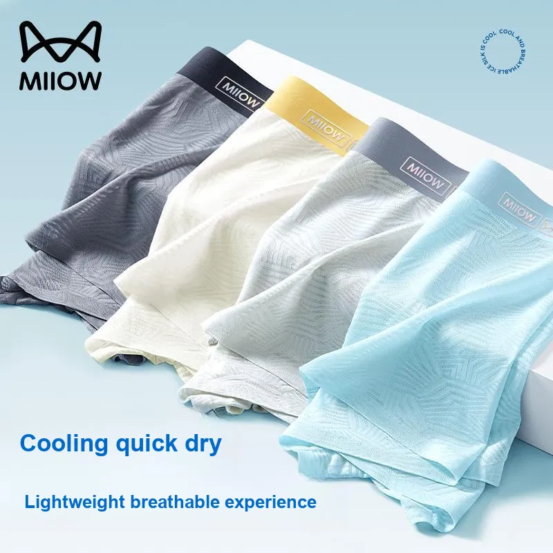 MIIOW Cool One Summer Series Boxer Briefs Men's Combo Set-4