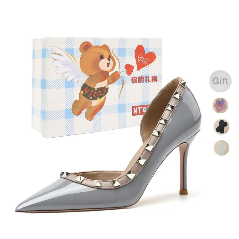 NTOZE Slim Heel High Heels Women's-11