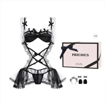 TLXT Nightgown Women's Gift Box Set Black
