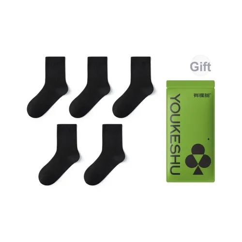 YOUKESHU Носки Crew Мужские упаковка из 5 пар