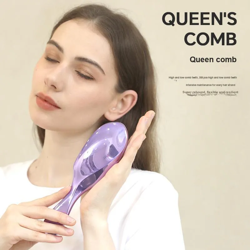 PANVIN Queen Comb Deep Cleaning Scalp Massage On The Go Comb-2