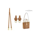MCM Basket Bag Yellow Brown 1.1cm Width 90-120cm+Abrasion-Resistant Buckle