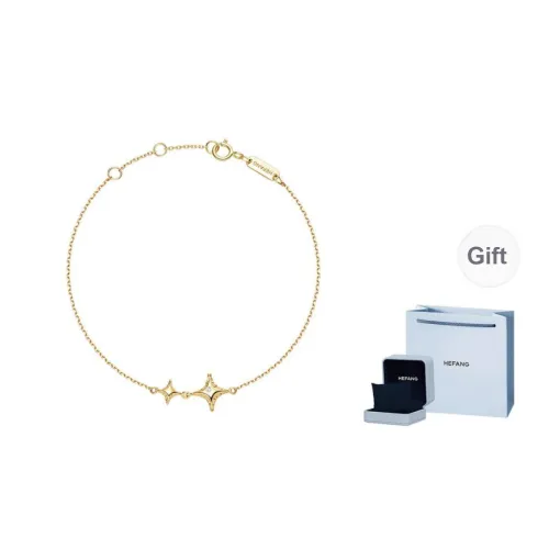 HEFANG Thumping Series Браслеты из золота 14K Женские