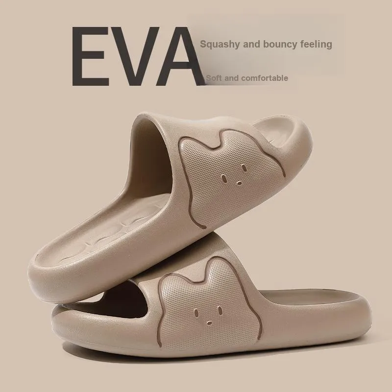 Foot Recreation Men And Women's Slippers Summer Home Indoor Bathing Slip Resistant Slippers-18