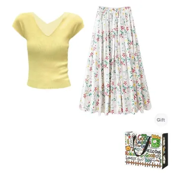 HAPG Two Piece Skirt Sets Women's