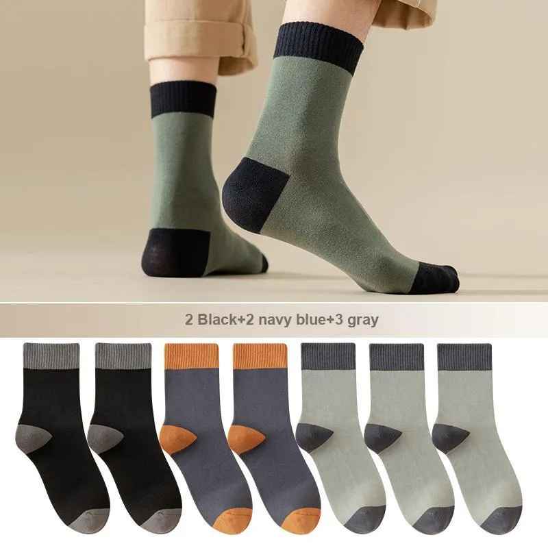 Lan Miao Mid Calf Socks Men's 7 Pack-3
