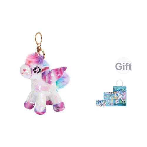 CozyWorld Sequins Unicorn Куклы Плюшевый Брелок 15см 18см Рекомендуемая Высота Встань Позиция 18см Наклон Позиция 15см Длина (Размер Длинный)