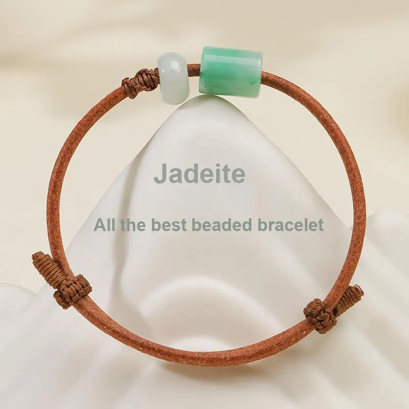 With The Heart Of The Jade Glutinous Jade Jadeite Bracelets Women's-1