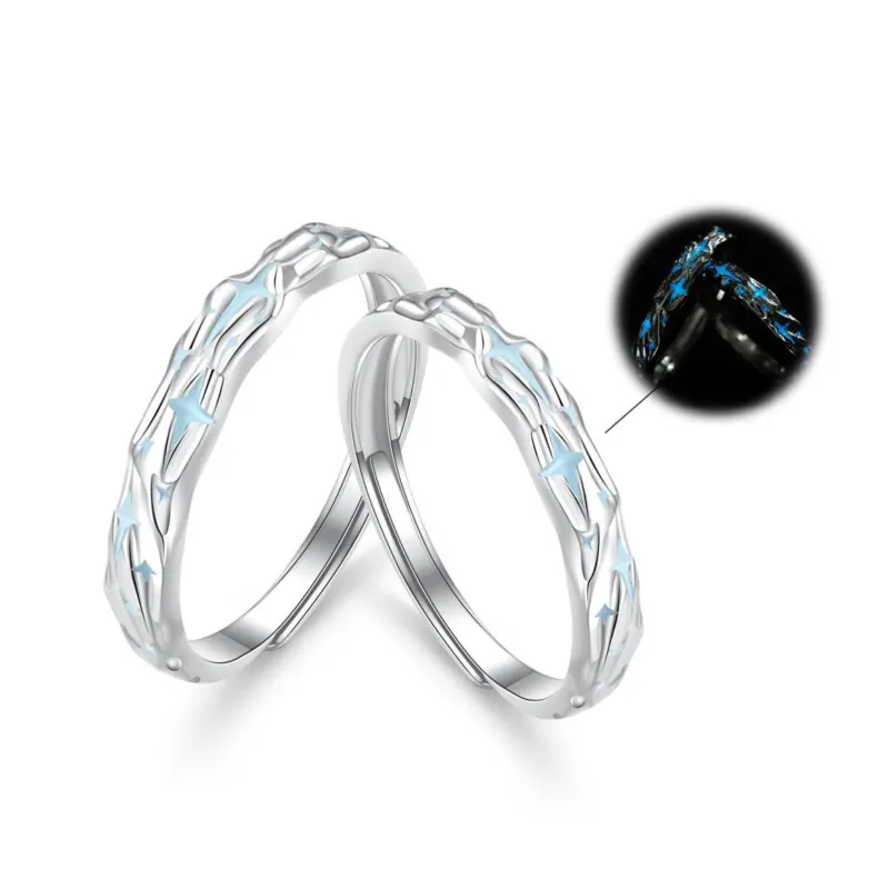 LAOYINFANG S999 Fine Silver Full Silver Ring Unisex-0