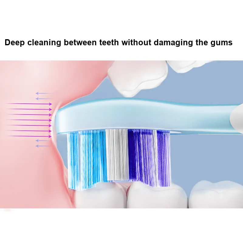 EIYEAH Compatible With Usmile Electric Toothbrush Heads Professional Soft Hair All Replacement-3