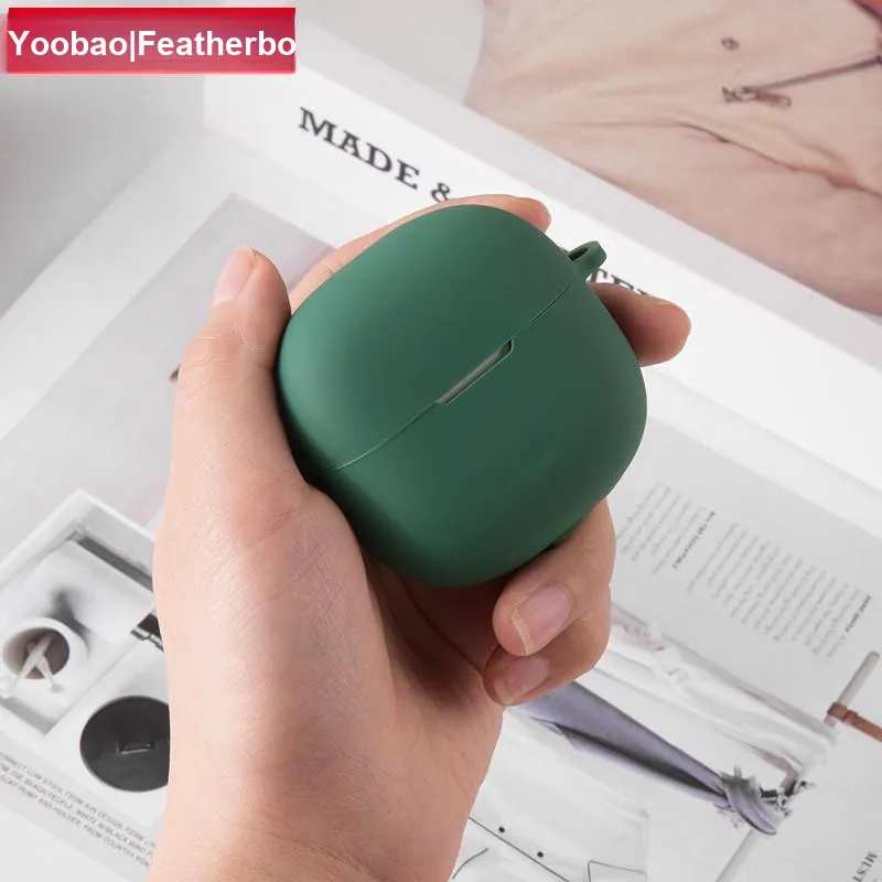 Yoobao Compatibility Red Beige Buds6 Lite Silicone Protective Cover Liquid Headphone Set-5