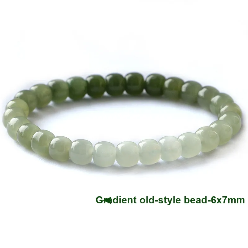 ORTAFFA Bracelets White Jade/Pale Greenish White Jade Unisex-6