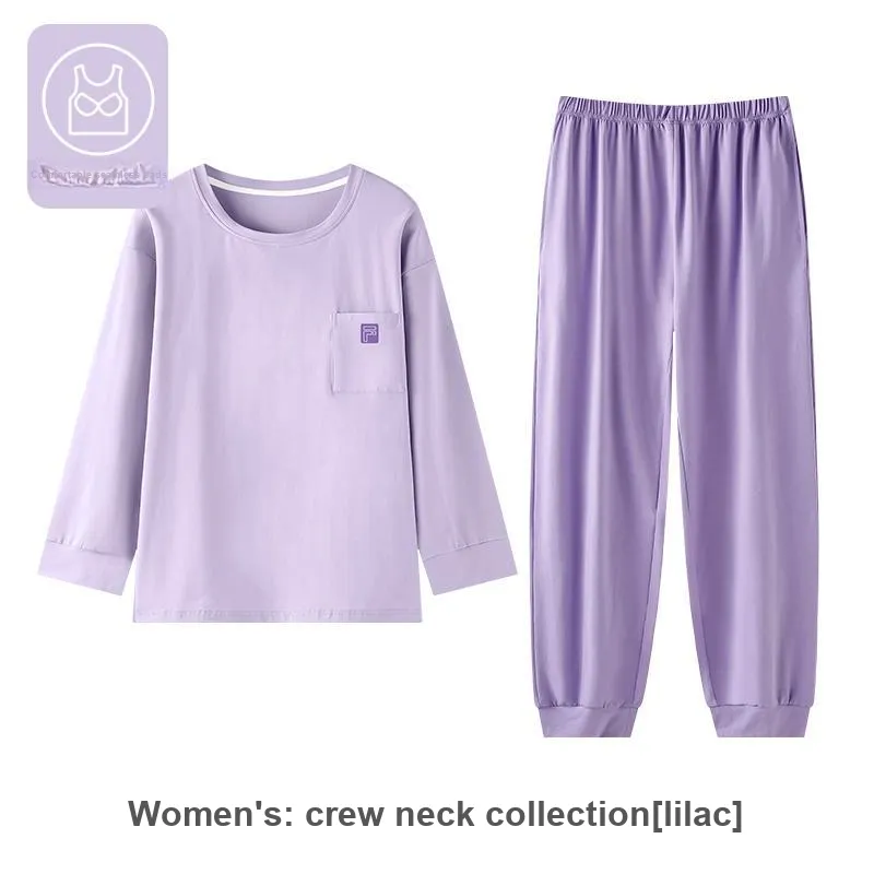 ZAO FU NIAO Pajama Set Women's Lilac-1