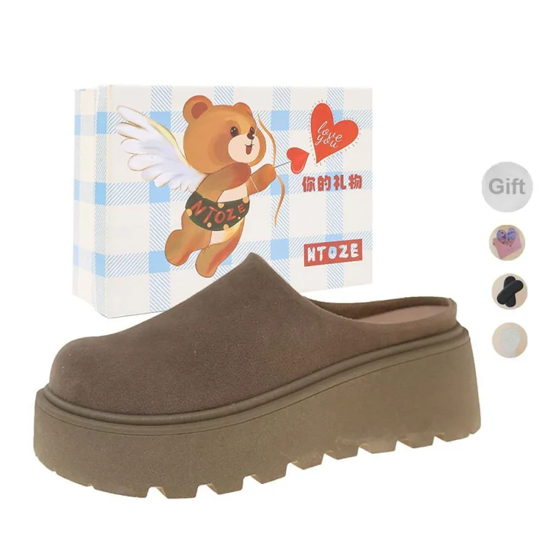NTOZE Abrasion Resistant Closed Toe Slippers Women's-14