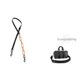 Orange Aleck Leather Strap 98-122cm