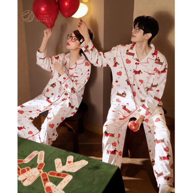 Gongdie Pajama Set Unisex White-5