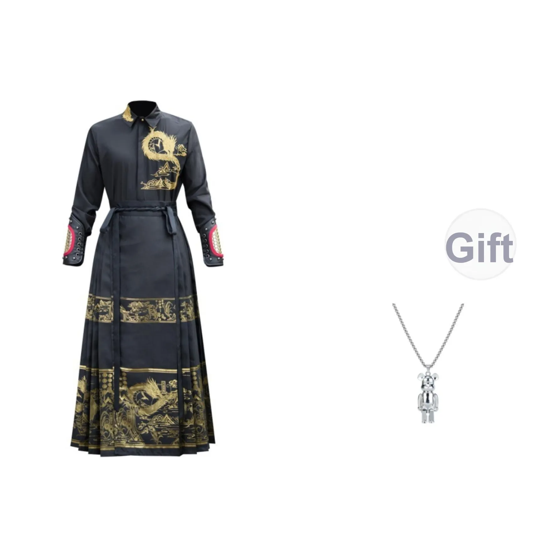 TUCANO Черный Двухкомпонентный Комплект Топ+Юбка Мужские Костюмы в стиле Танго