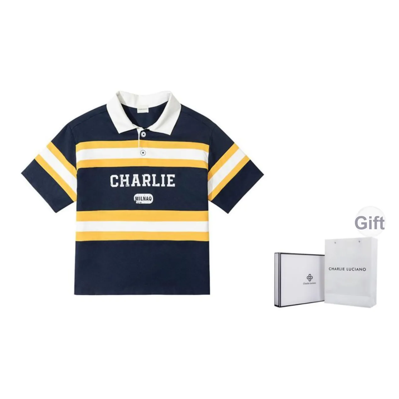 Charlie Luciano Polo Shirt Women's Navy Blue