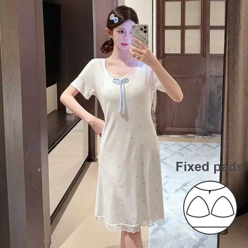 Sleeping Beauty Nightgown Women's White-2