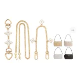[Style 1]White Four-Leaf Clover+Four-Leaf Clover Decorative Chain+Long Chain