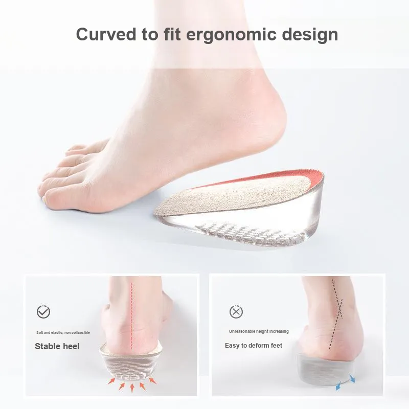 BEAR UNION Silicone, Fleece Lined Fabric Insoles Unisex-10