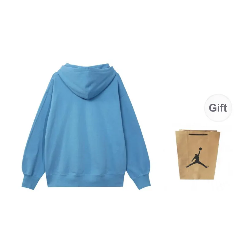 Jordan Sweatshirt Unisex Blue Shopping Bag Included-1