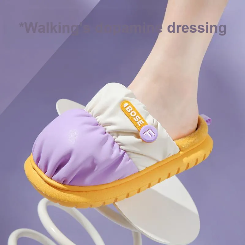 YUSHIPOLUO Wrap toe Slippers Unisex-3