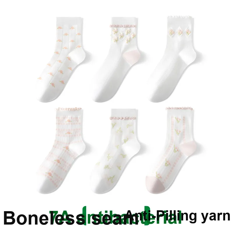 Caramella Mid Calf Socks Women's 5 Pack-11
