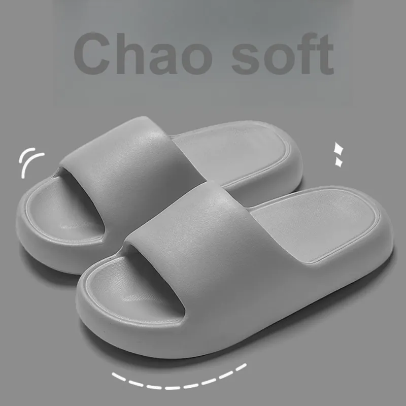 It Is Still Known That It Is Slippers Home Bathroom Soft Sole Summer Home Slip Resistant Platform Slippers Shoes-11