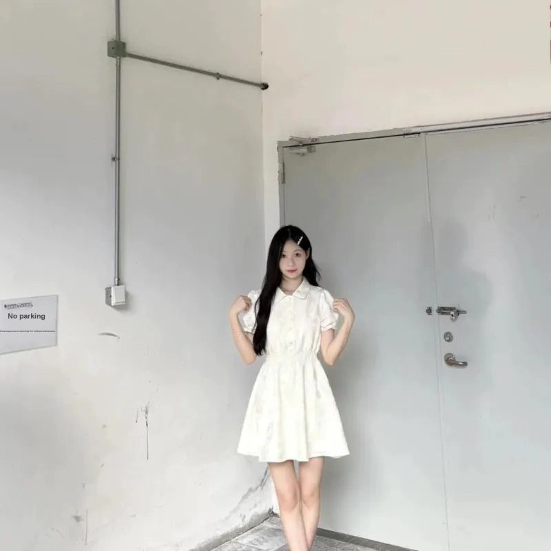 DOKZB Short Sleeved Dress Women's-4