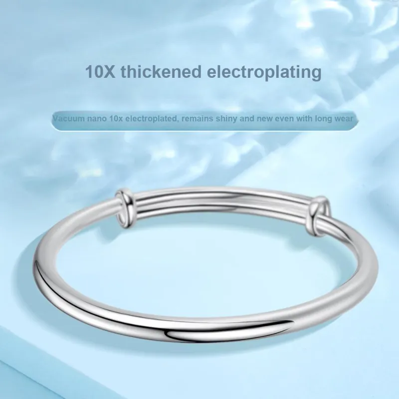 Otoshi 999 Fine Silver Sterling Silver Bracelets Women's-1