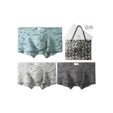 Print 3 Pack Box Included (Light Heather Gray+Green+Cyan Gray)