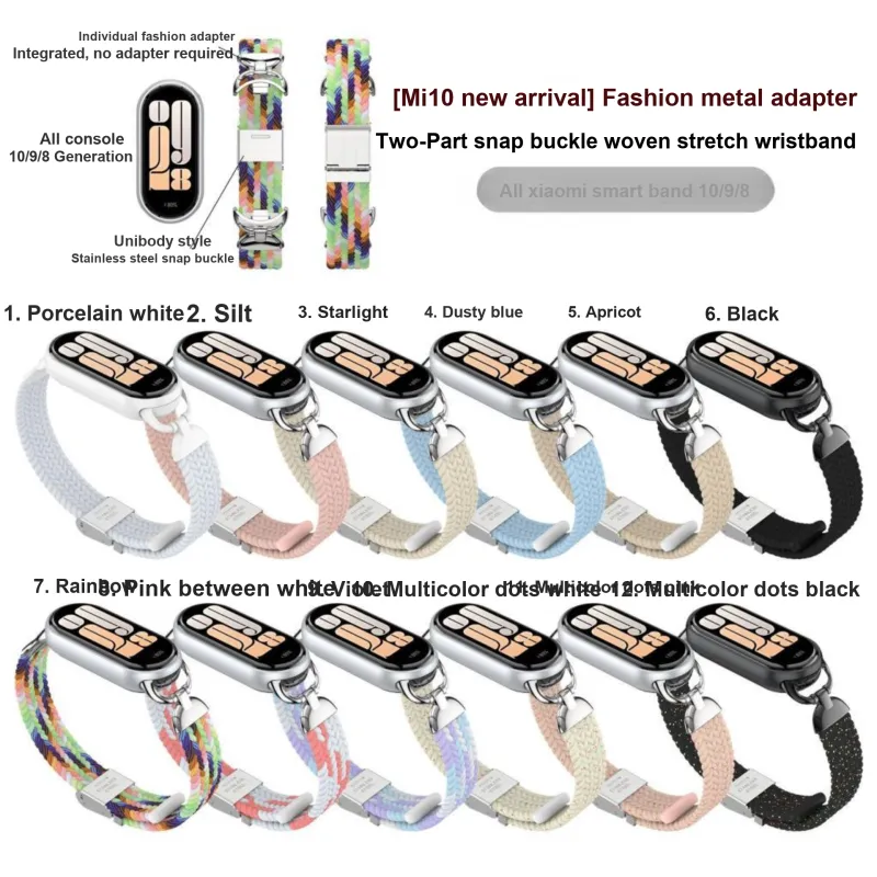 Vobafe Watch Band Xiaomi Compatibility Nylon Material-5