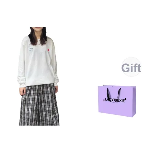 LADYXIEXIE Белый Женские T-рубашки