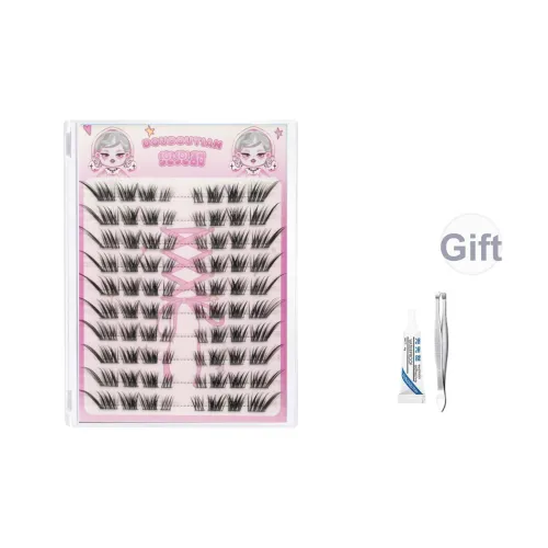 DOUDOUTIAN Клеящиеся ресницы для женщин