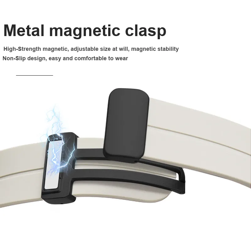 CHRROTA Watch Band Apple Compatibility Silicone Material-2