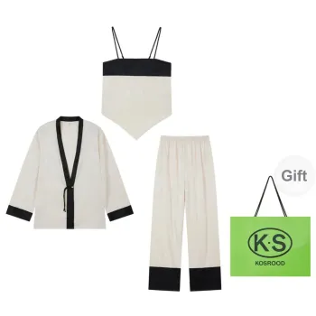 Kosrood Pajama Set Women's White