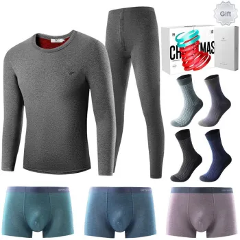 SEPTWOLVES Thermal Set Men's 8-piece Gift Box