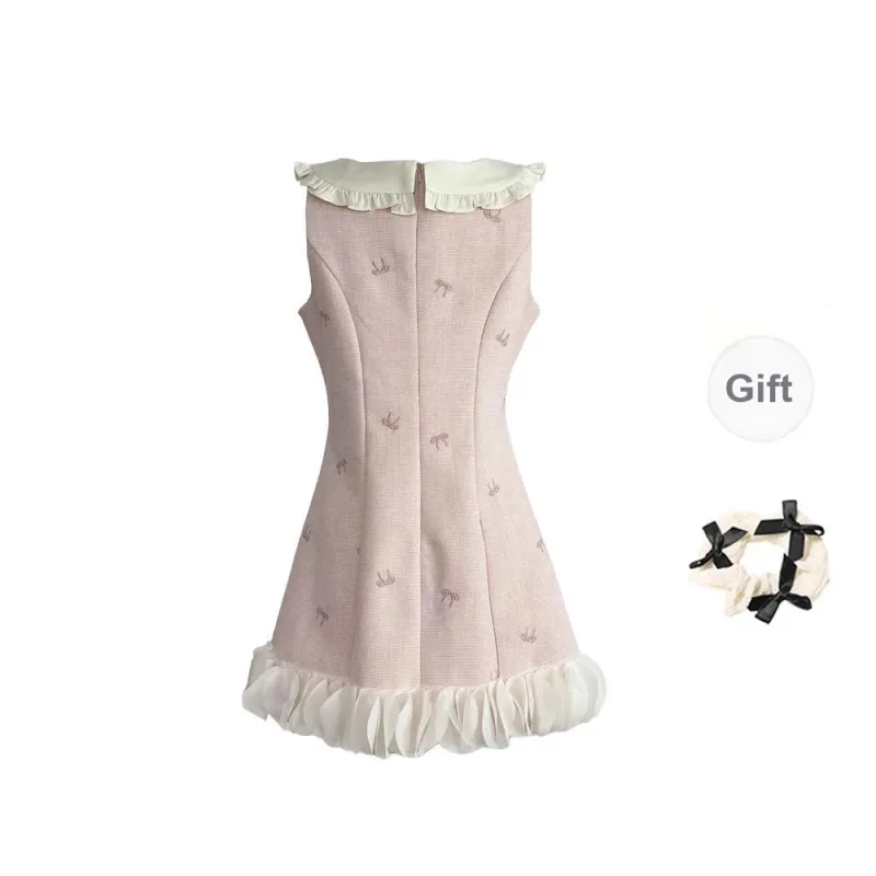 TORIGHT Sleeveless Dress Women's Pink-1