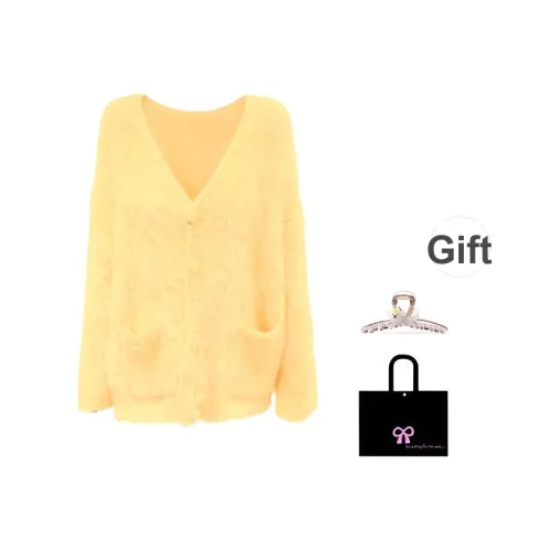 Aimilian Женский Трикотаж Желтого Цвета