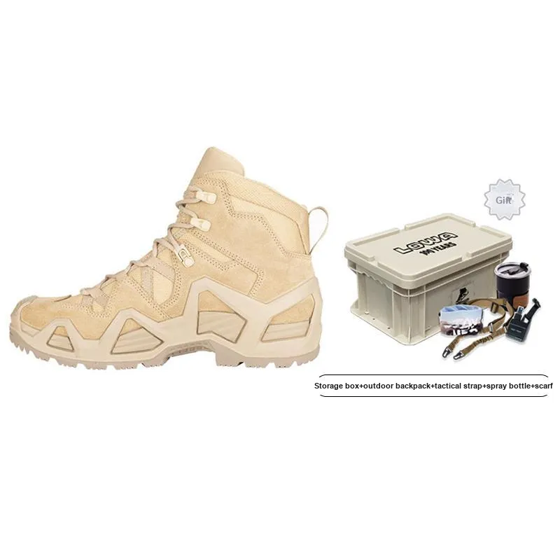 Lowa ZEPHYR MK2 Waterproof And Wear resistant Crew Outdoor Boots Women's Sand