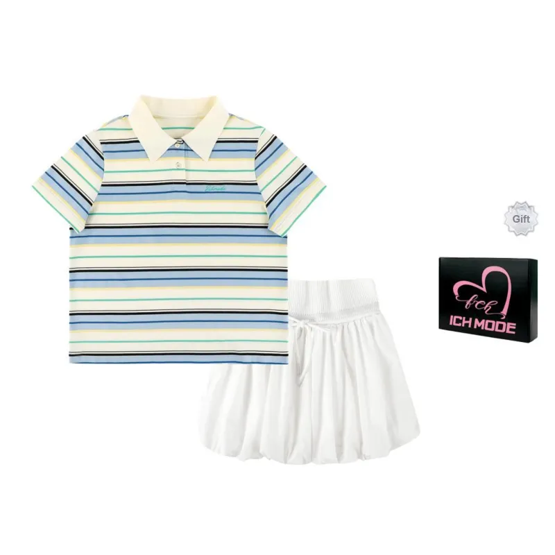 ICH MODE Two Piece Skirt Sets Women's-2