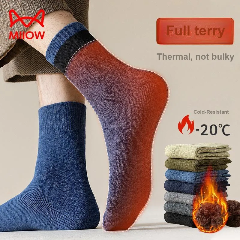 MIIOW Mid Calf Socks Men's Combo Set-8
