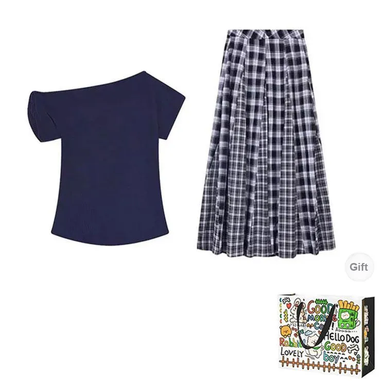 HAPG Two Piece Skirt Sets Women's-1