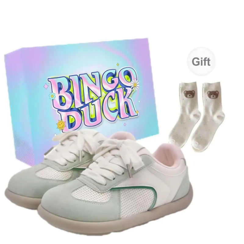 BINGO DUCK Slip Resistant And Breathable Skateboard Shoes Women's-1