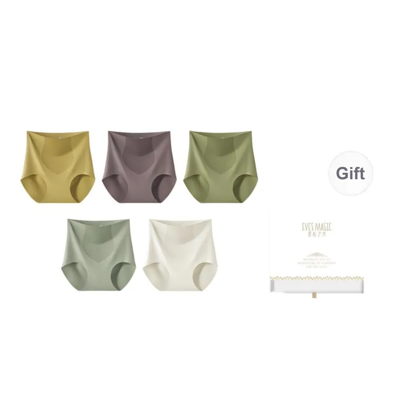 XIA.WA.ZHI.XIU Underpants Women's Shopping Bag 5 Pack-8