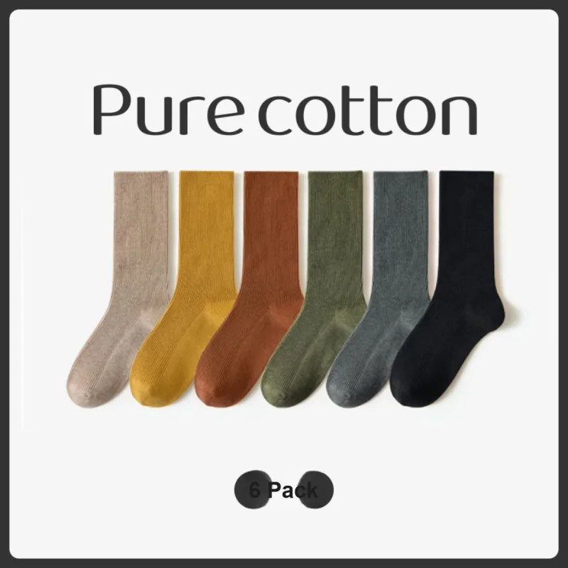 Caramella Mid Calf Socks Women's 6 Pack-19
